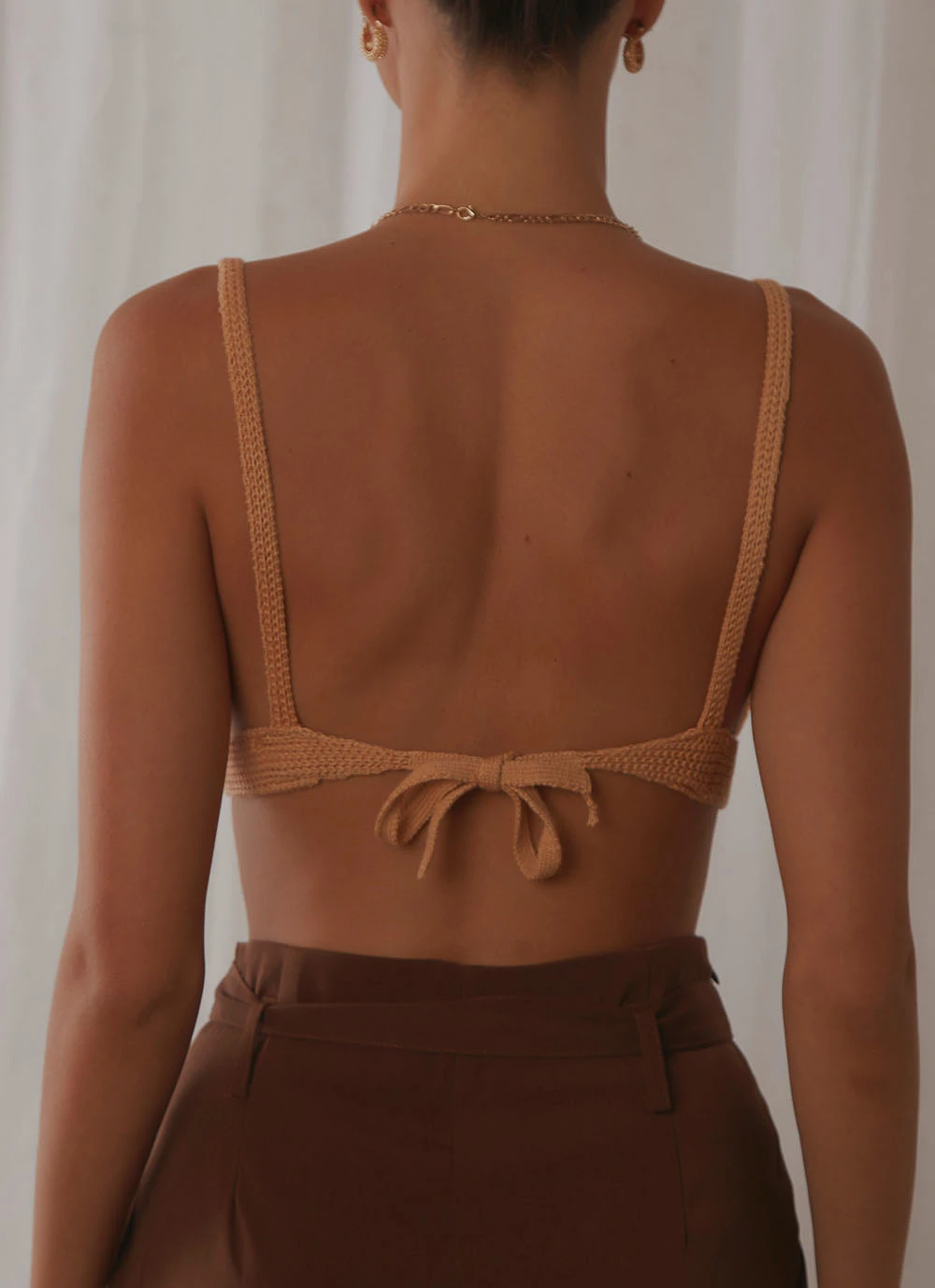 Peppermayo New & Most Loved Golden Light Knit Crop - Tan 6 Peppermayo New & Most Loved Golden Light Knit Crop - Tan
