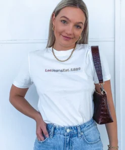 Lee New Tops Classic Tee - Vintage White 10 Lee New Tops Classic Tee - Vintage White