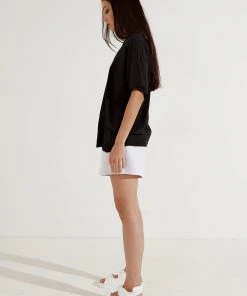 Afends Slay Hemp Oversized Tee - Black New & Most Loved