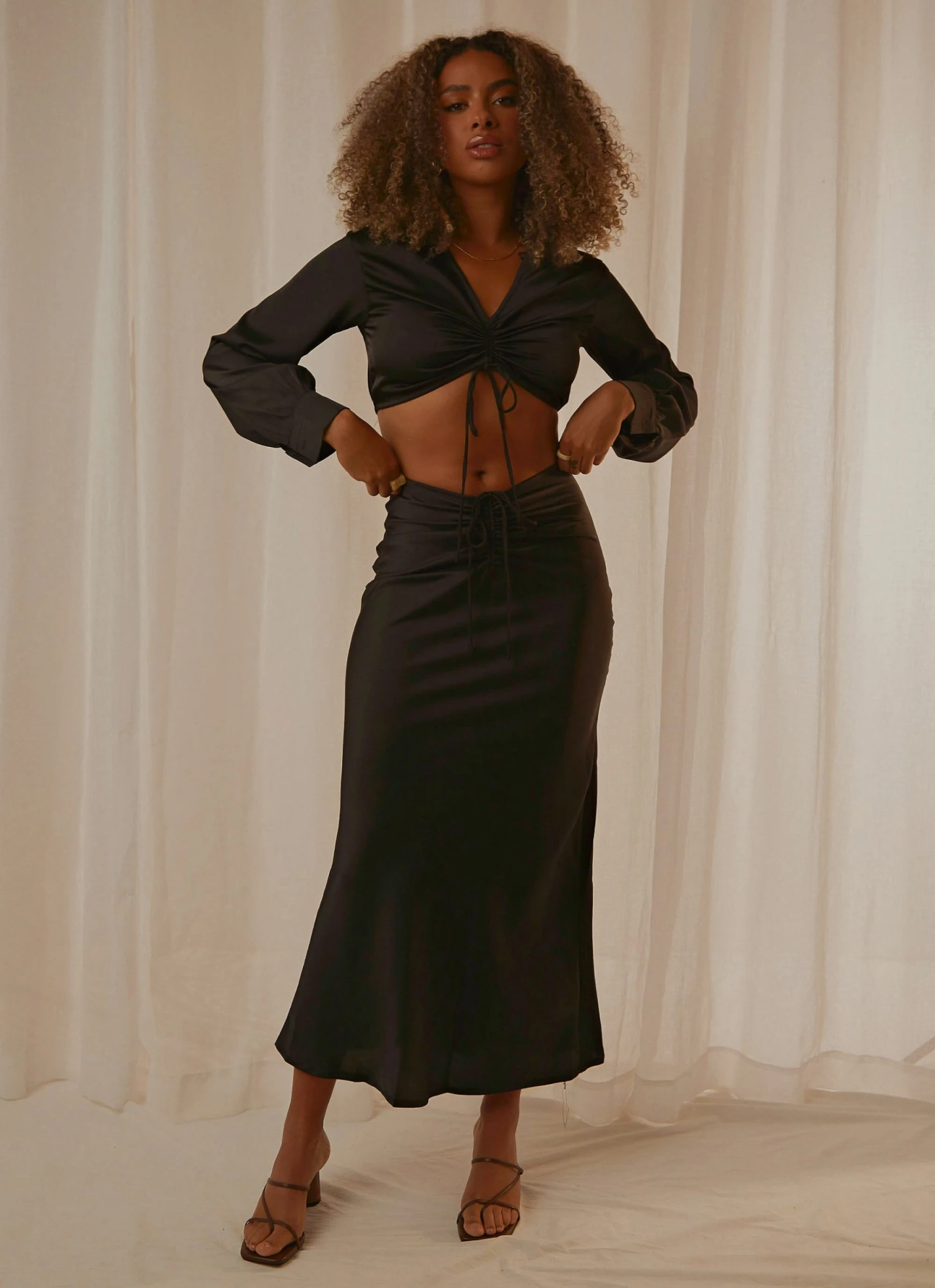 Peppermayo Natalia Midi Skirt - Black 5 Peppermayo Natalia Midi Skirt - Black