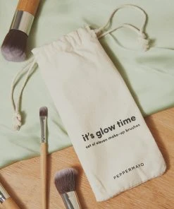 Peppermayo Exclusive Eco Makeup Brush Set - Natural