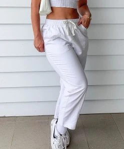 Nude Lucy Nude Classic Pant - White 8 Nude Lucy Nude Classic Pant - White