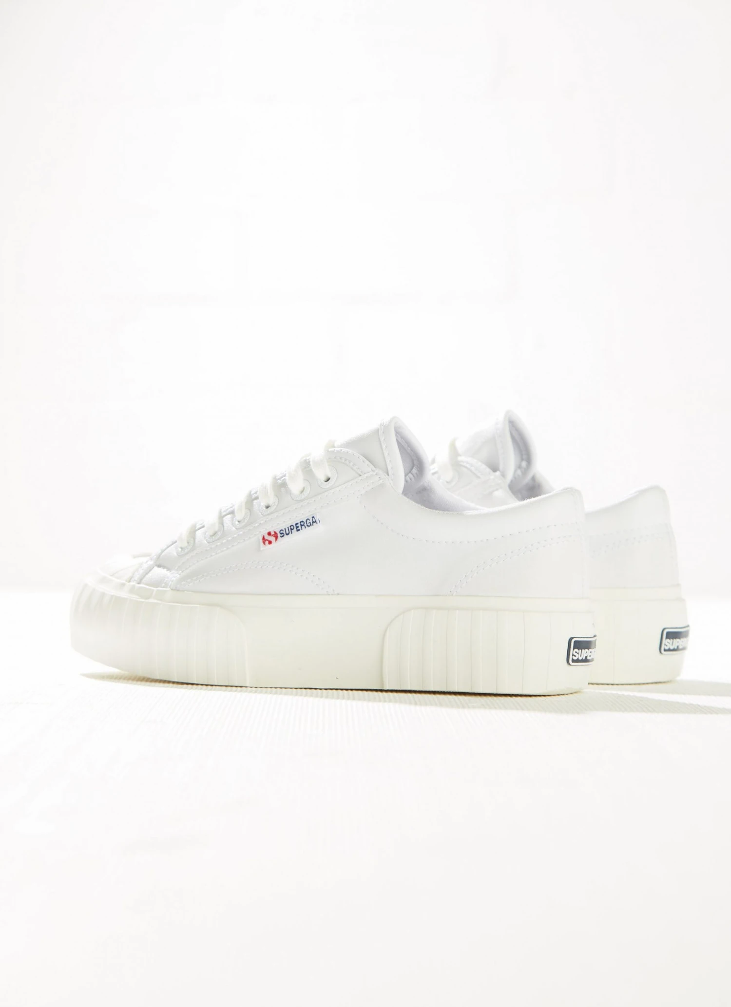 Superga New & Most Loved 2631 Stripe Platform - White Avorio 8 Superga New & Most Loved 2631 Stripe Platform - White Avorio