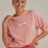 Levi's Heavyweight Box Logo Tee - Peony New & Most Loved 1 Levi's Heavyweight Box Logo Tee - Peony New & Most Loved