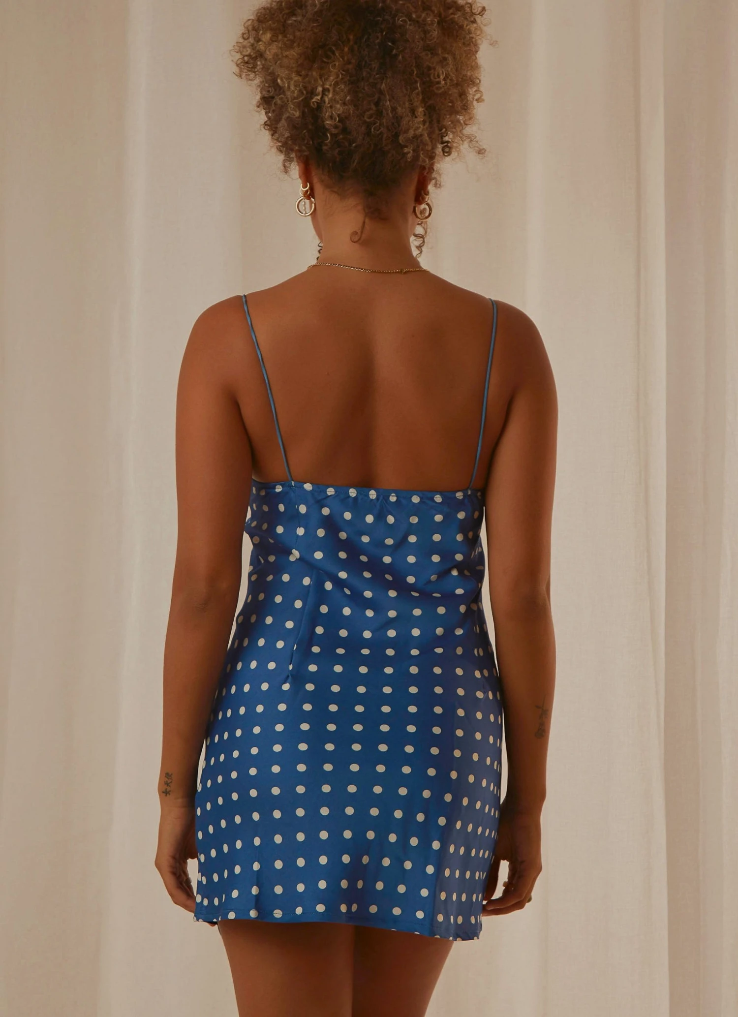 Peppermayo New & Most Loved Remember You Mini Dress - Navy Polkadot 7 Peppermayo New & Most Loved Remember You Mini Dress - Navy Polkadot