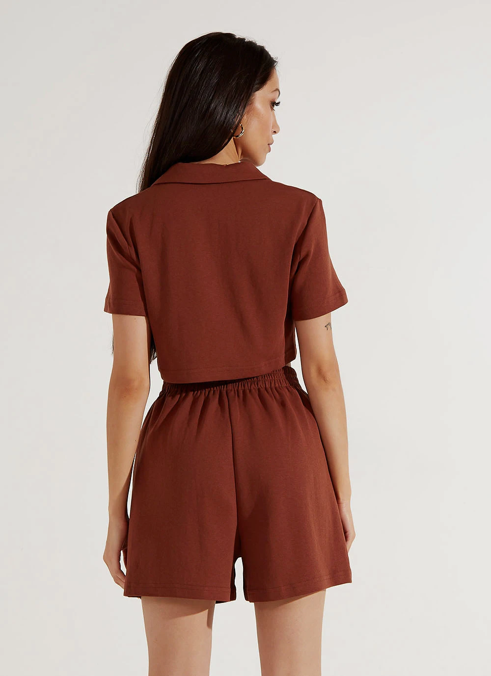 Peppermayo Exclusive En Route Crop - Chocolate New & Most Loved 7 Peppermayo Exclusive En Route Crop - Chocolate New & Most Loved