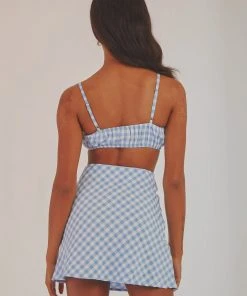Peppermayo New & Most Loved Acting Like That Mini Skirt - Blue Gingham 11 Peppermayo New & Most Loved Acting Like That Mini Skirt - Blue Gingham