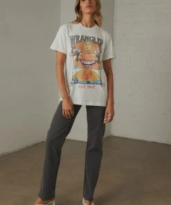 Wrangler Loose Lips SS Tee - White