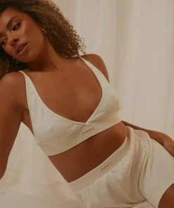 Peppermayo Exclusive PM Basic Organic Cotton Bralette - Ivory
