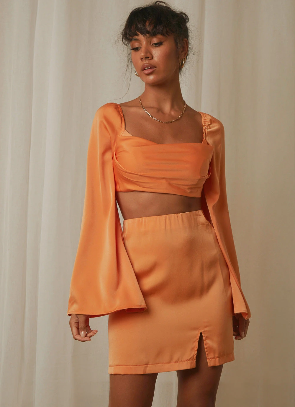 Peppermayo Raise The Bar Crop - Orange 3 Peppermayo Raise The Bar Crop - Orange