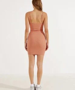 Peppermayo Make A Stand Mini Dress - Mocha