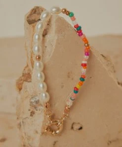 Peppermayo Carissa Bracelet - Pearl Multi New & Most Loved