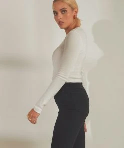 Brodie Long Sleeve - Vintage White