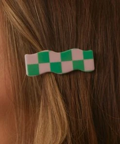 Peppermayo New & Most Loved Kaia Hairclip - Pink/Green Wave