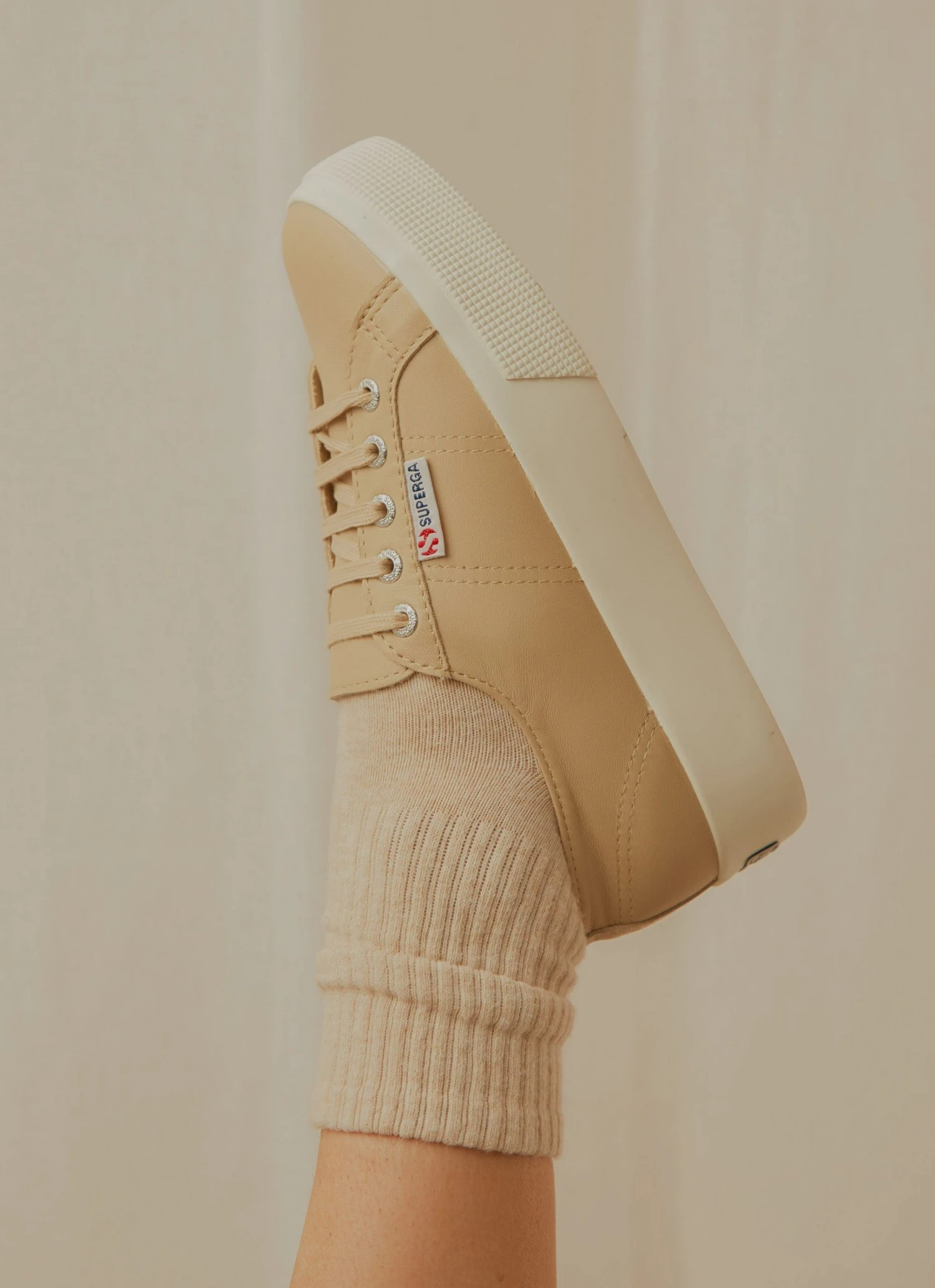 Superga 2730 Nappa Sneaker - Beige Favorio New & Most Loved 5 Superga 2730 Nappa Sneaker - Beige Favorio New & Most Loved