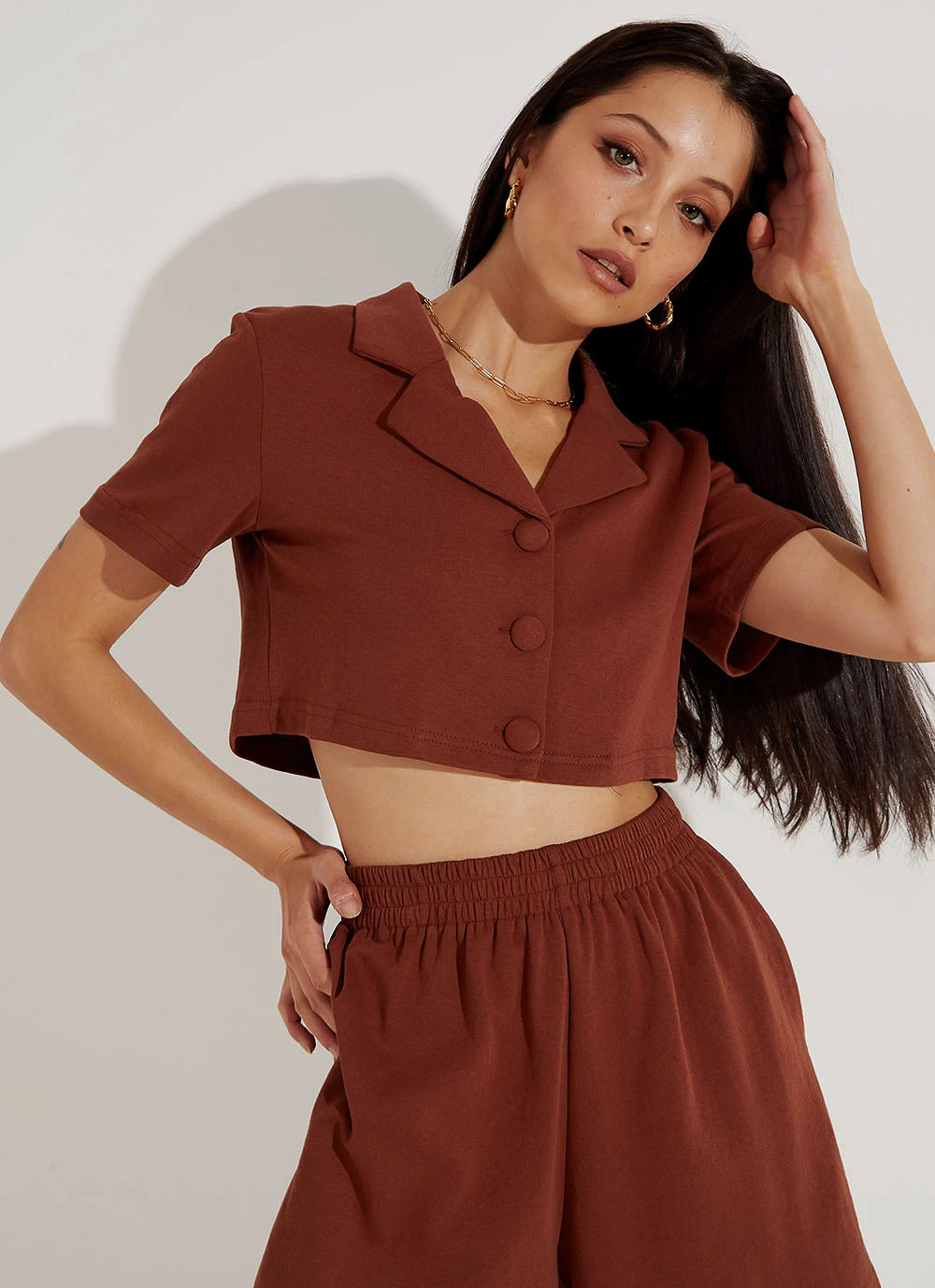 Peppermayo Exclusive En Route Crop - Chocolate New & Most Loved 3 Peppermayo Exclusive En Route Crop - Chocolate New & Most Loved