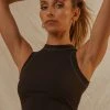 4th & Reckless New & Most Loved Sophie Vest Top - Black 1 4th & Reckless New & Most Loved Sophie Vest Top - Black