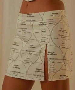 Peppermayo Exclusive Star Crossed Mini Skirt - Pastel Mixtape New & Most Loved