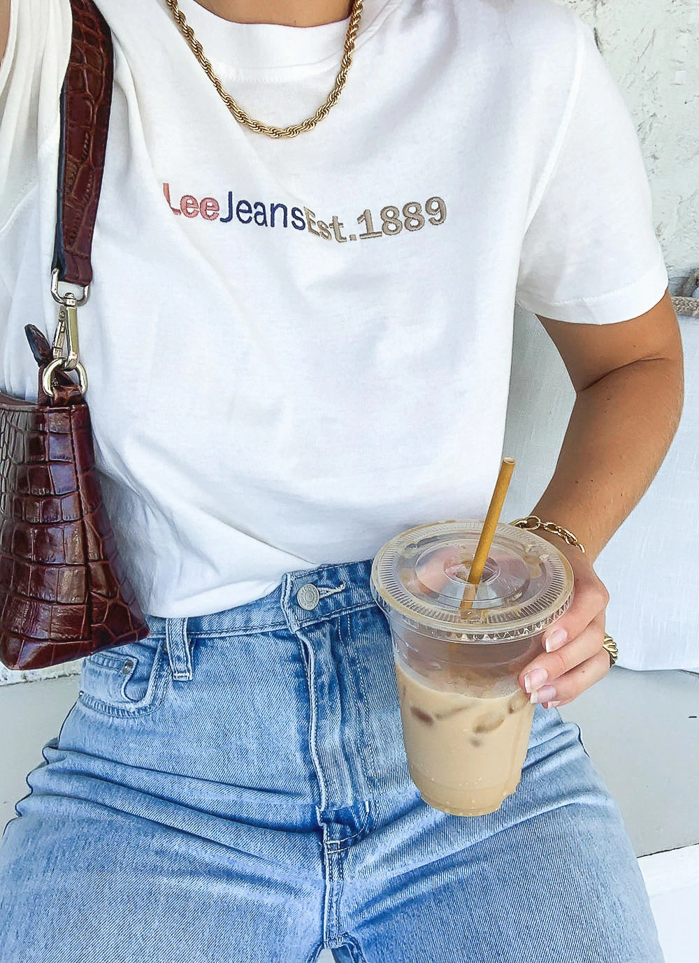 Lee New Tops Classic Tee - Vintage White 3 Lee New Tops Classic Tee - Vintage White