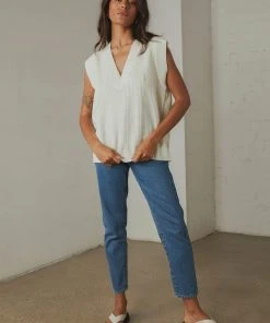 Peppermayo Everything About You Knit Vest - White 9 Peppermayo Everything About You Knit Vest - White