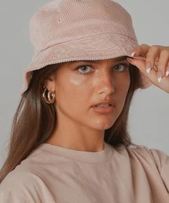 Afends New & Most Loved Cara Hemp Corduroy Bucket Hat - Ash Pink 8 Afends New & Most Loved Cara Hemp Corduroy Bucket Hat - Ash Pink