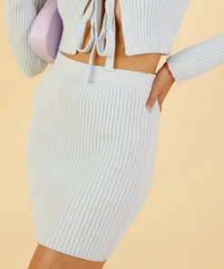 Peppermayo Wild Heart Knit Skirt - Baby Blue 8 Peppermayo Wild Heart Knit Skirt - Baby Blue