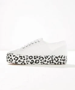Superga 2790 Cotw Printed Sneaker - White/ Leopard 4 Superga 2790 Cotw Printed Sneaker - White/ Leopard