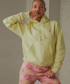 Champion New & Most Loved Reverse Weave Hoodie - Lemon Glacier