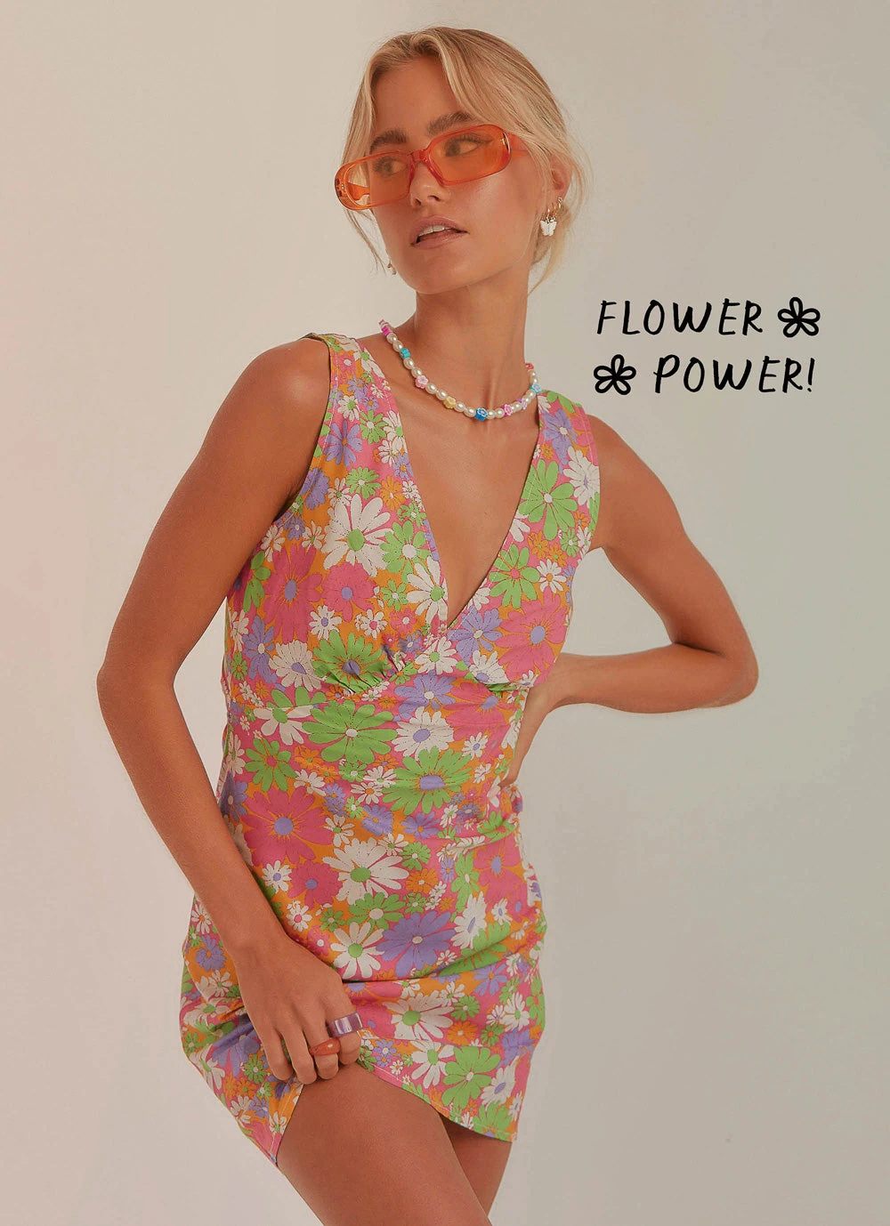 Peppermayo Exclusive New & Most Loved Audrey Vintage Slip Dress - 70s Floral 4 Peppermayo Exclusive New & Most Loved Audrey Vintage Slip Dress - 70s Floral