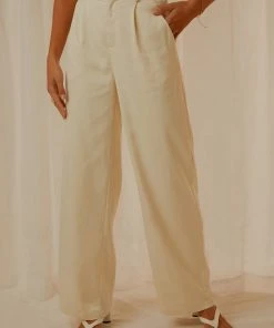 Peppermayo Exclusive Giselle Pants - Ivory New & Most Loved