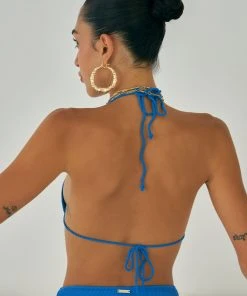 LaHana Swim Billy Top - Ribbed Blue Sapphire 4 LaHana Swim Billy Top - Ribbed Blue Sapphire