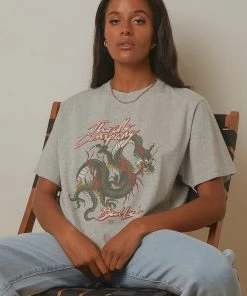 Thrills Bad Luck Merch Tee - Vintage Marle