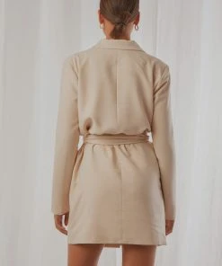 4th & Reckless New & Most Loved Angus Blazer Dress - Nude 5 4th & Reckless New & Most Loved Angus Blazer Dress - Nude