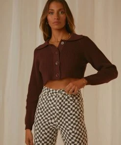 Peppermayo New & Most Loved Essena Knit Top - Choc Brown 9 Peppermayo New & Most Loved Essena Knit Top - Choc Brown