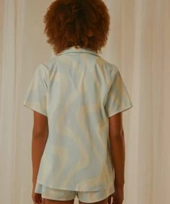 Peppermayo Exclusive New & Most Loved Feels Like Sunday Shirt - Light Blue Wave 11 Peppermayo Exclusive New & Most Loved Feels Like Sunday Shirt - Light Blue Wave