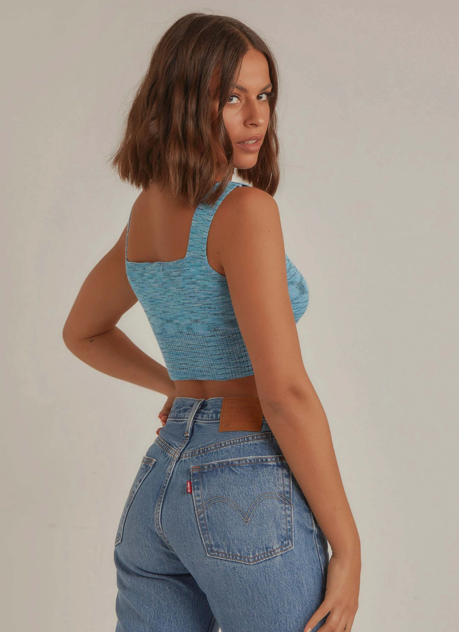 Peppermayo New & Most Loved On The Coast Knit Crop - Blue 7 Peppermayo New & Most Loved On The Coast Knit Crop - Blue