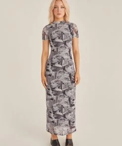 Riley Hubatka X Peppermayo Angel Energy Maxi Dress - Riley Collage