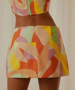 Peppermayo Exclusive Morning Market Mini Skirt - Paloma