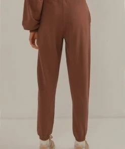 Vacancy Supply Holiday House Sweatpant - Choc Brown 15 Vacancy Supply Holiday House Sweatpant - Choc Brown