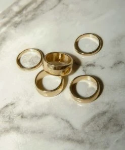 Peppermayo French Girl Ring Set - Gold