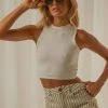 4th & Reckless Sophie Vest Top - White New & Most Loved