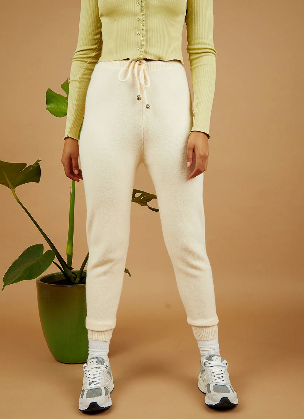 Peppermayo Lonsdale Knit Pants - Cream Peppermayo Lonsdale Knit Pants - Cream