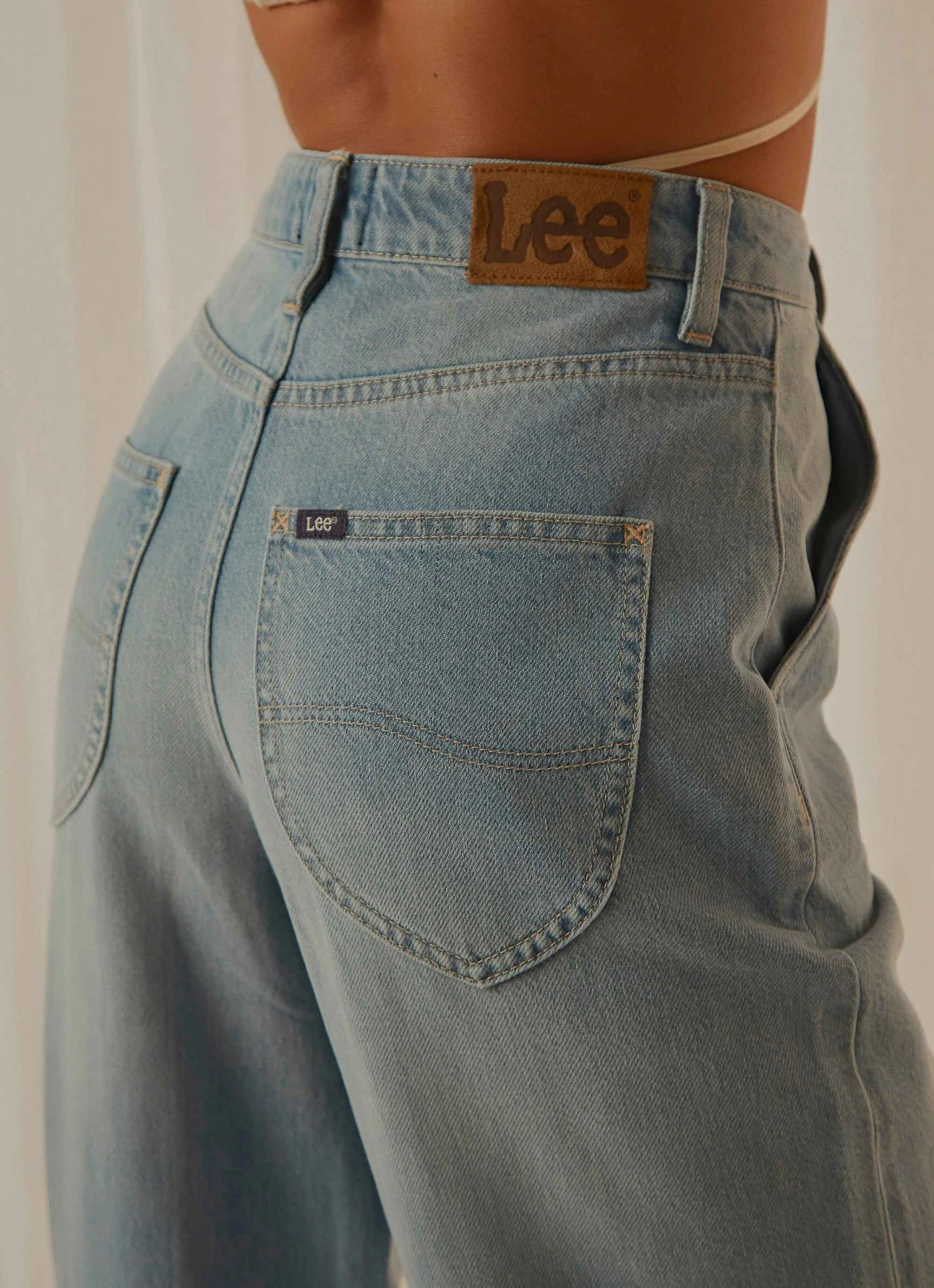 Lee New & Most Loved High Baggy Jean - Dream World Blue 4 Lee New & Most Loved High Baggy Jean - Dream World Blue