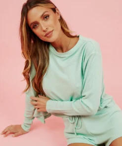 Peppermayo White Rose Top - Green