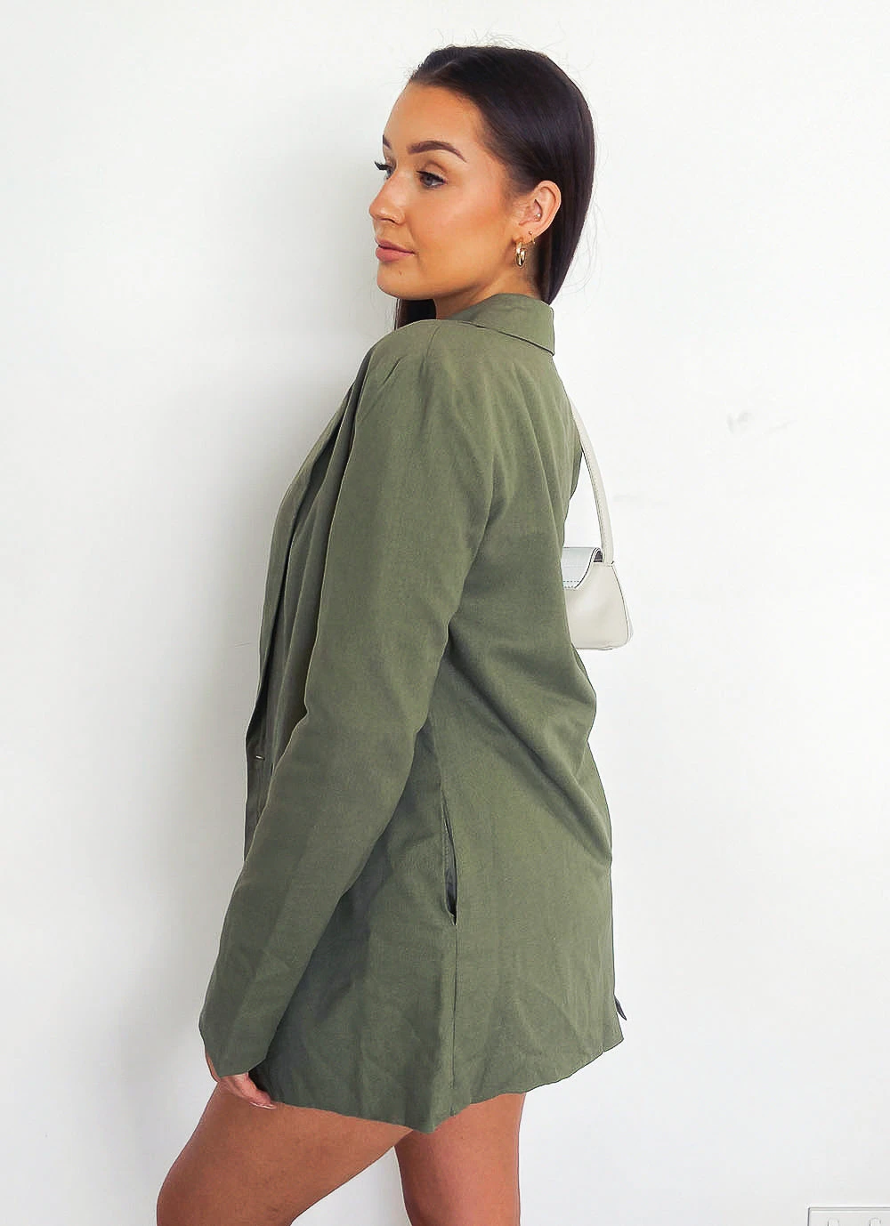 Peppermayo Germaine Blazer - Khaki New Outerwear Peppermayo Germaine Blazer - Khaki New Outerwear