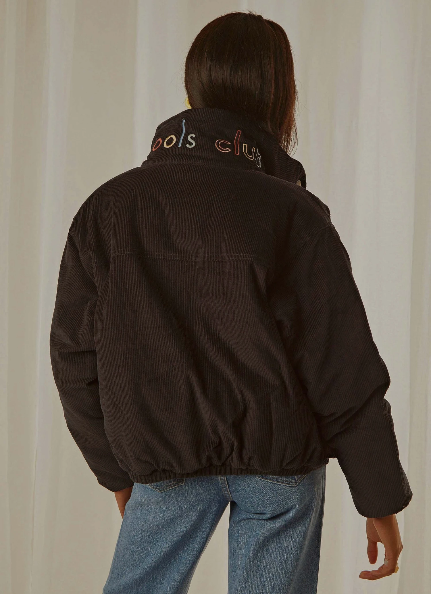Cools Club Puff Club Jacket - Black Corduroy 7 Cools Club Puff Club Jacket - Black Corduroy