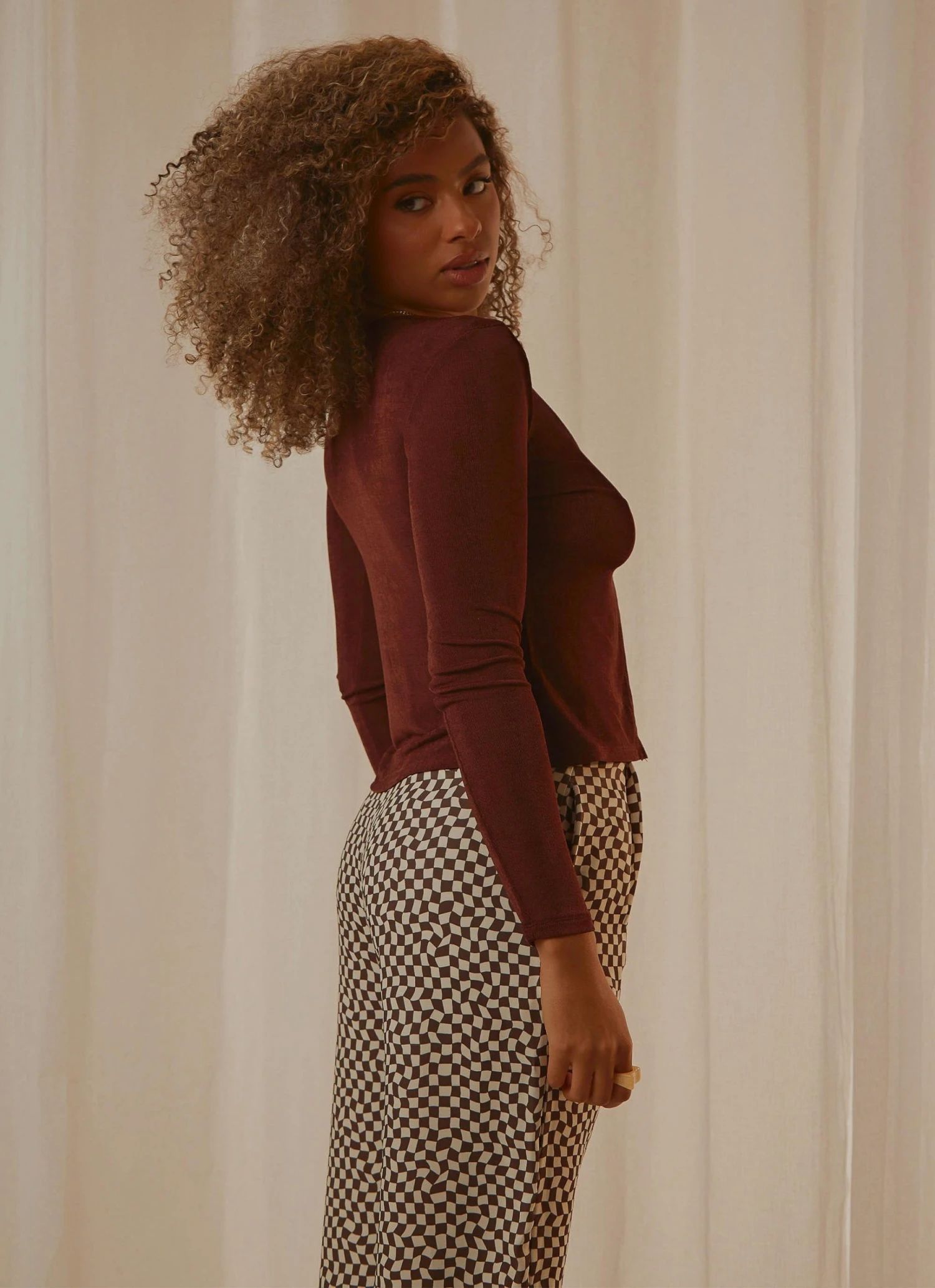 Peppermayo Pamela Long Sleeve Top - Choc Brown New & Most Loved 6 Peppermayo Pamela Long Sleeve Top - Choc Brown New & Most Loved