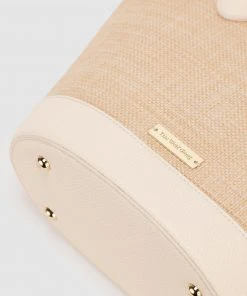 The Wolf Gang Casetta Raffia Tote - Natural