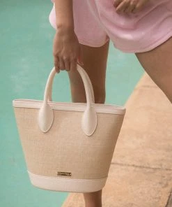 The Wolf Gang Casetta Raffia Tote - Natural