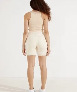 Peppermayo European Vacation Knit Shorts - Cream 11 Peppermayo European Vacation Knit Shorts - Cream